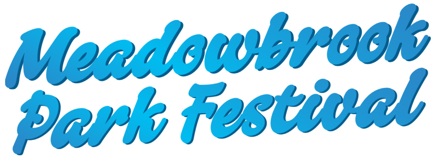 blue meadowbrook park festival logo