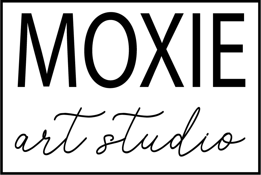 moxie black script logo